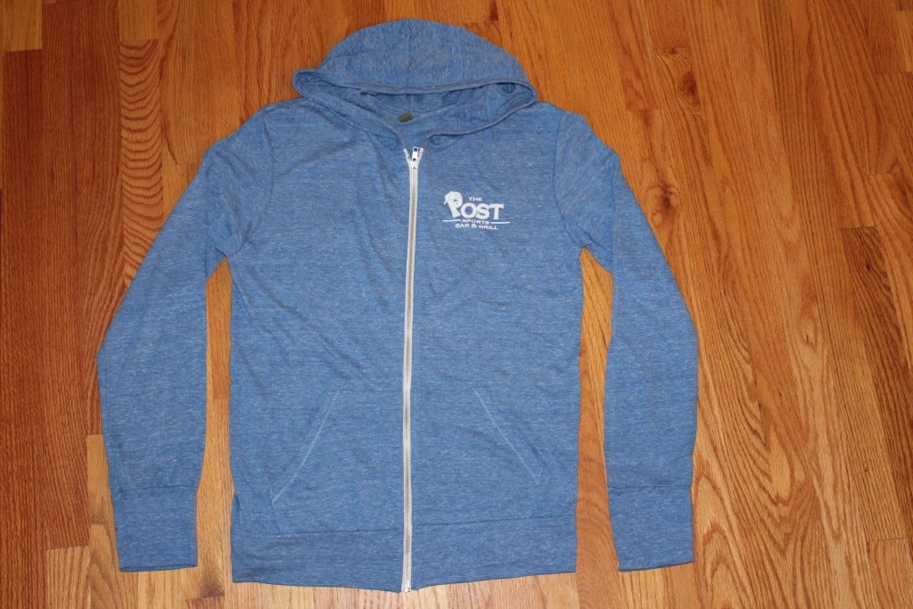 knee length zip up hoodie